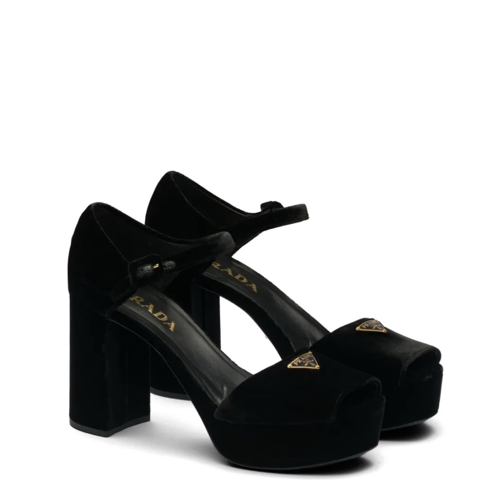 Prada Black Platform Women's Shoes
